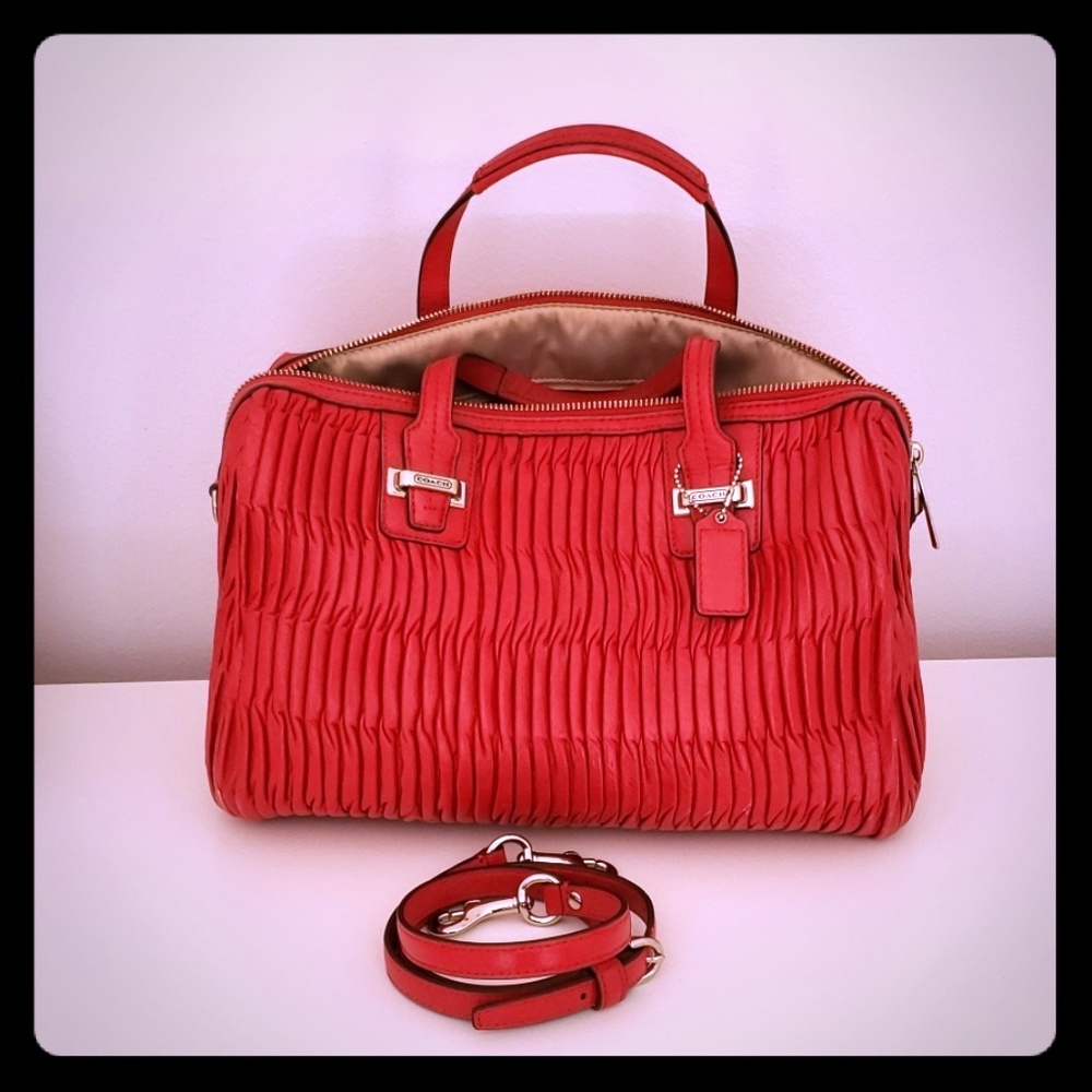 Leather Coach bag
